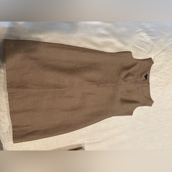 Talbots Tan Sleeveless Mini Dress - Picture 1 of 3